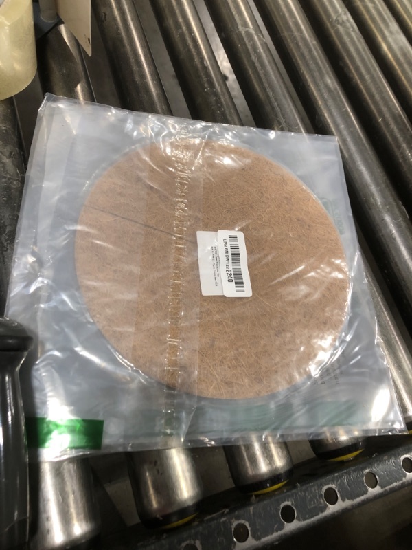 Photo 1 of Sukh Coconut Fibers Plant Protector Mat - 3PCS Tree Mulch Ring Natural Coconut Fibers Plant Cover for Indoor Outdoor Plants 9.8 Inch Coco Coir Mat Tree Protection Ring for Landscaping