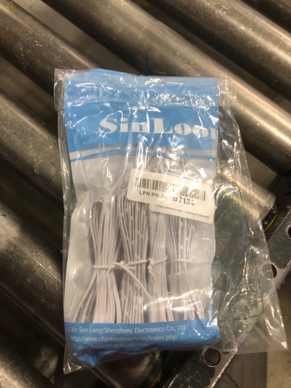 Photo 1 of SinLoon 2-pin Extension Cable 2m / 6.6ft- for LED Cabinet Puck Lights Under Cabinet Lighting Kit, Male to Female Cable Plug Connector Extension Cords 5 Pack (Male to Female, White)