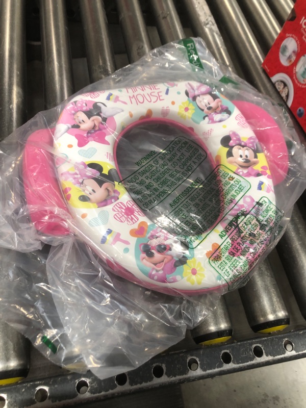 Photo 1 of Disney Minnie Mouse "Busy Little Helper" Soft Potty Seat and Potty Training Seat - Soft Cushion, Baby Potty Training, Safe, Easy to Clean