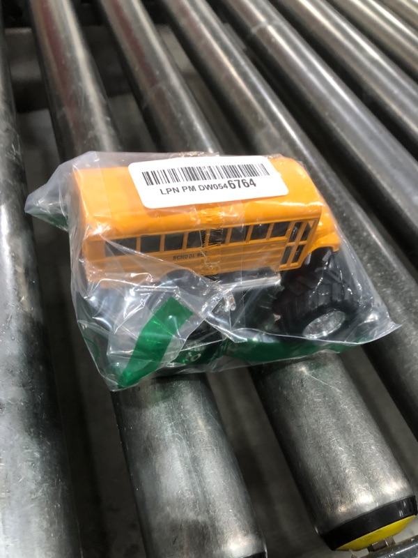 Photo 1 of Rhode Island Novelty 5 Inch Die-cast Metal School Bus Big Wheel Monster Truck One School Bus