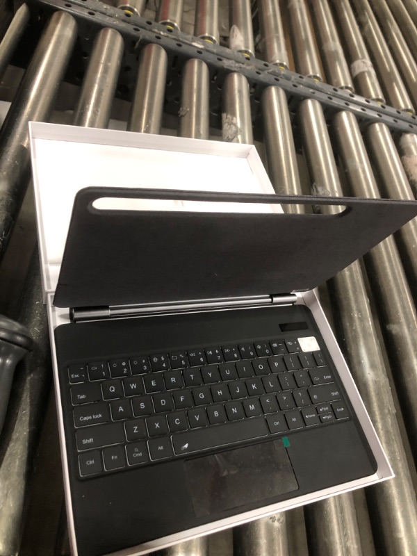 Photo 1 of CHESONA Keyboard Case for Samsung Galaxy Tab S10+ Plus/S9+ Plus/S9 FE+ Plus/S8+ Plus/S7+ Plus/S7 FE 12.4", Floating Cantilever Magnetic Stand, Touchpad & Backlit, Pen Holder & Battery Display, Black
