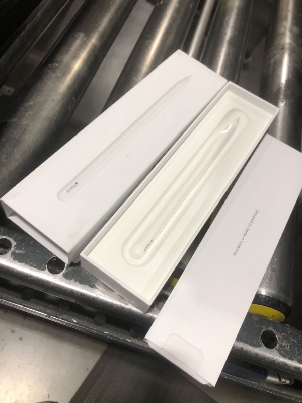 Photo 1 of Apple Pencil (2nd Generation): Device Compatibility Check Required - Pixel-Perfect Precision, Perfect for Note-Taking, Drawing, and Signing documents. Attaches, Charges, and Pairs magnetically.