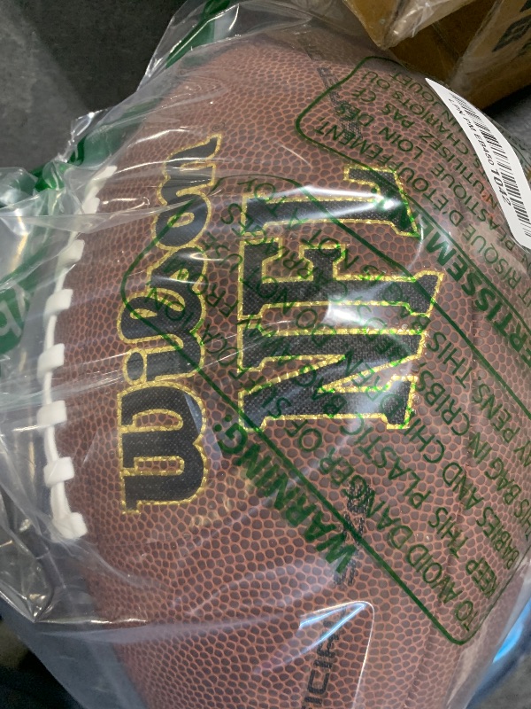 Photo 1 of Wilson NFL Super Grip Composite Football - Official Size, Brown