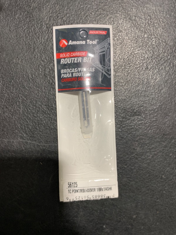 Photo 1 of Amana Tool - 56125 Solid Carbide Pt. Cutting Roundover 1/8 Radius x 1/4 Dia x 5/16 x 1/4