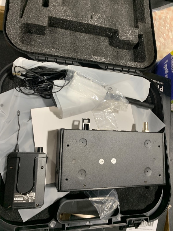 Photo 1 of Phenyx Pro UHF Mono Wireless in-Ear Monitor System, Metal Wireless IEM System, Bodypack Receiver, 50 Adjustable Frequencies, Separate Outputs, 164ft Operation, Suitable for Band and Studio (PTM-11)