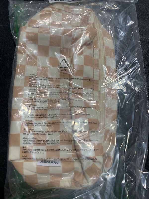 Photo 1 of PINK AND WHITE CHECKERED BAG