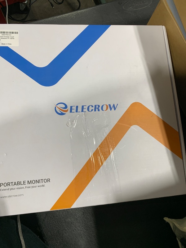 Photo 1 of ELECROW 11.6 Inch Portable Monitor - IPS Capacitive Touchscreen Monitor with HD VGA Port?1920x1080P LCD Display Built-in Dual Speakers Touch Sceen for Raspberry Pi 5/4/3, PS Xbox, Windows 11/10/8/7