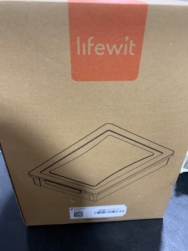 Photo 1 of Lifewit 4 Pack Plastic Multi-Purpose Storage Box with Latching Lids, Clear A4, 8.5" x 11" Letter Size Paper Storage, Storage Containers for Board Game, Craft, Document, Magazine, Art Supplies