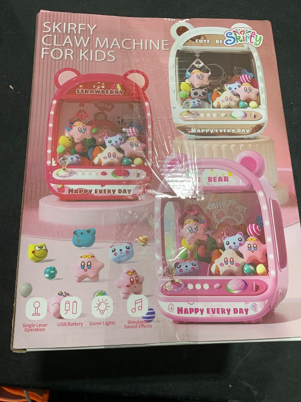 Photo 1 of Skirfy Claw Machines for Kids,Unicorns Toys for Age 6+,Kids Arcade Games Mini Vending Machine with Squishy Toy Candy Dispenser,Claw Game Machine,Birthday Gifts for Girls Age 8-12