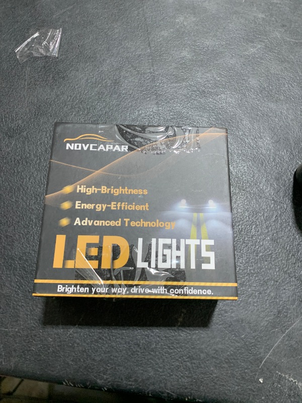 Photo 1 of NOVCAPAR D3S D3R LED Bulbs, 24000LM +600% Brightness, 6500K Cool White, High & Low Beam, Plug & Play, Canbus Error Free, Fog Light Bulbs, Pack of 2