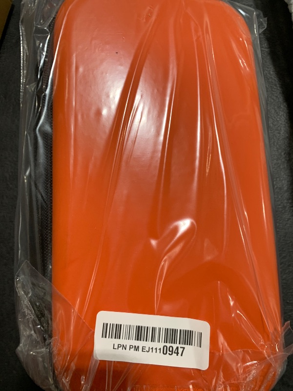 Photo 1 of Wireless Microphone Case Compatible with JBL Wireless Two Microphone System/for JBL PartyBox Wireless Mic, Handheld Dual Mic Travel Bag for Singing or Karaoke for Receiver, Adapter, Batteries-Orange