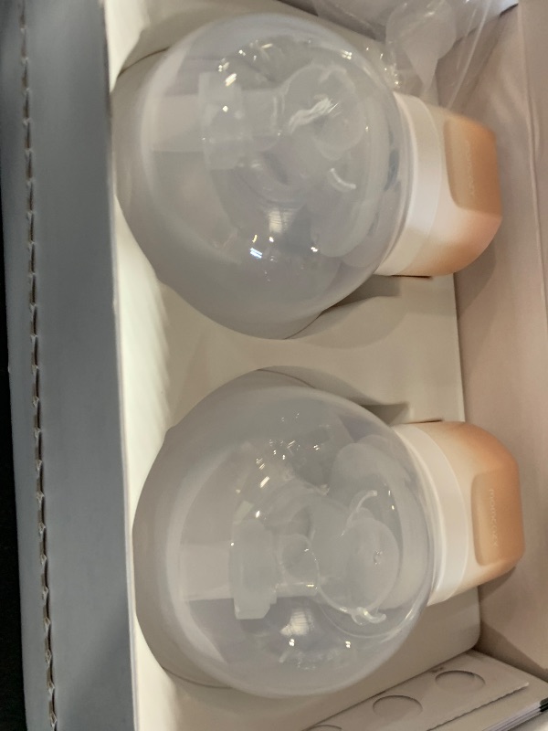 Photo 1 of Momcozy Hands-Free Breast Pump S12 Pro, Wearable & Portable Pump with Soft DoubleFit Flange, 3 Modes | 9 Levels Double Electric Pump, Smart Display, 24mm, 2 Pack, Cozy Pink