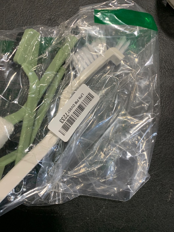 Photo 1 of 6Pack Kitchen Cleaning Brush Set,Deep Clean Gas Stove Brass Brush, Kitchen Sink Nylon Brushes,Cooktop Scraper,Stiff Bristles Rust Removing and Dust, Scrubber Brush for Range Hood Grease Grime