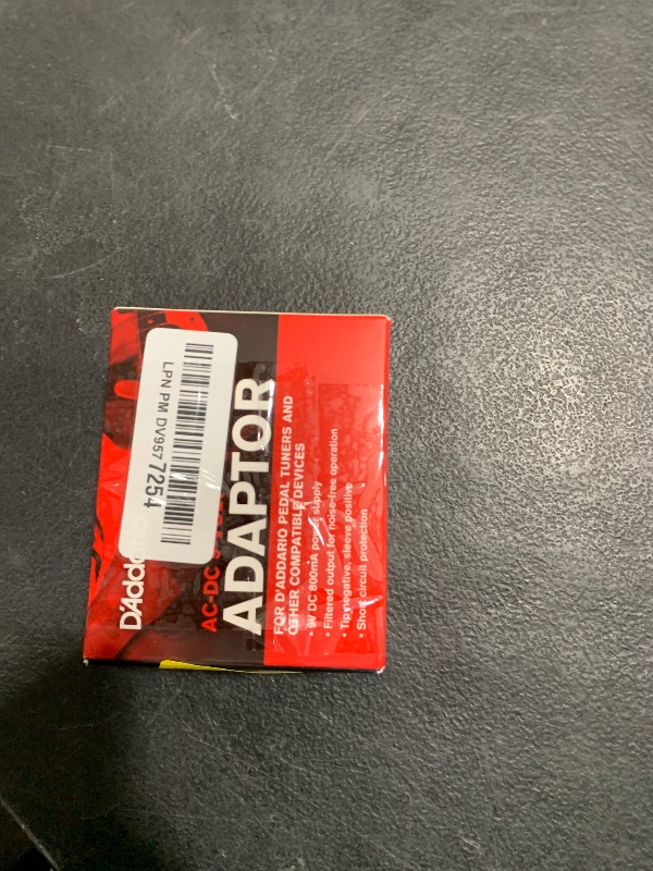 Photo 1 of D'Addario Accessories Guitar Pedal Power Supply - DC 9V Power Cord - 9V Power Supply for Guitar Pedals - Pedalboard Power Supply - PW-CT-9V