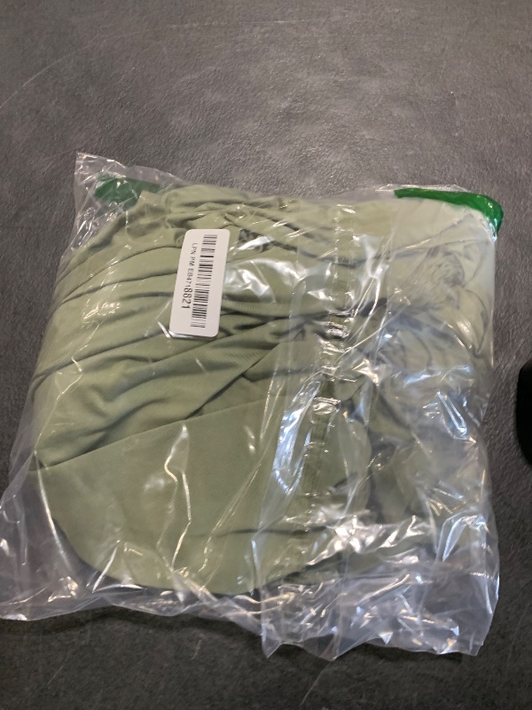 Photo 1 of ANRABESS Women Deep V Neck Long Sleeve Slit 2025 Fall Elegant Formal Wedding Guest Cocktail Evening Date Prom Maxi Long Dress Green SIZE Large