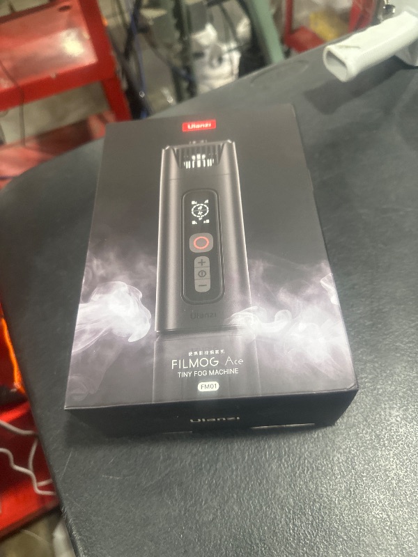 Photo 1 of ULANZI FILMOG Ace FM01 Fog Machine, Portable Smoke Machine with Remote Control Hand-held Fogger for Photography, Outdoor Events, Parties, Stage Effects, Halloween, Disinfection or Weddings