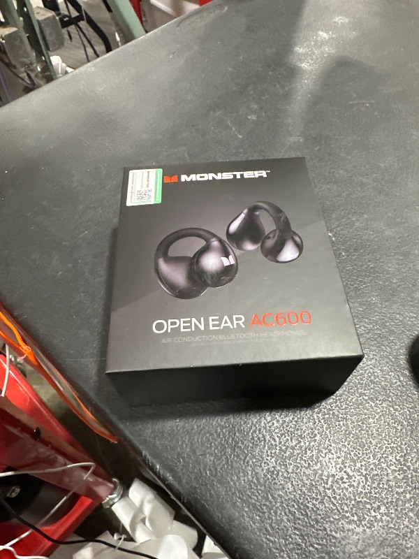 Photo 1 of Monster Open Ear AC600 Headphones, Bluetooth 5.4 Wireless Earbuds with HiFi Stereo, Clip-On Earbuds with ENC Clear Call, 21H Playtime, Touch Control, IPX6 Waterproof Wireless Headphones for Exercise