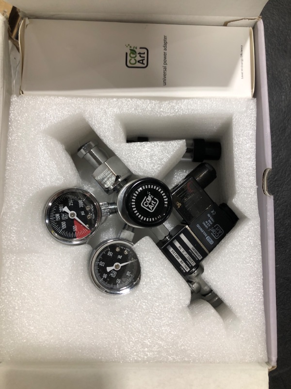 Photo 1 of CO2 Art PRO-SE Series Aquarium CO2 Dual Stage Regulator with Solenoid CA-PRO-SE-CGA