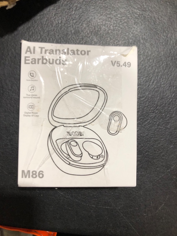 Photo 1 of AI Language Translator Earbuds, OWS Real-Time 3-in-1 Translation Earbuds 144 Languages & Accents, Translation Device for Travel Business Learning,Black