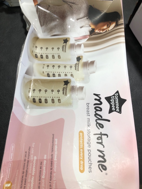 Photo 1 of Tommee Tippee Breast Milk Pouches (70 Count) Compatible with All Leading Breast Pumps and Bottle Nipples, BPA-Free