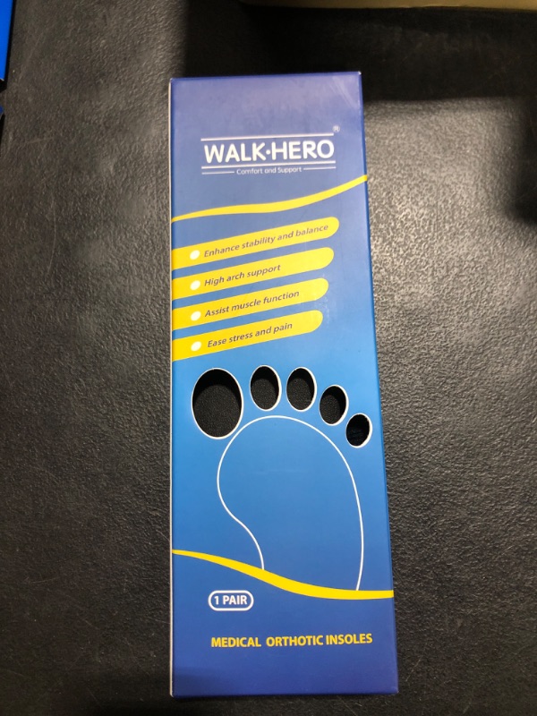 Photo 1 of Plantar Fasciitis Insoles for Men Women - Orthotics Inserts, Shoe Insoles Arch Support Flat Feet Inserts Work Boot Insoles for Standing All Day (Mens 7-7 1/2 | Womens 9-9 1/2)