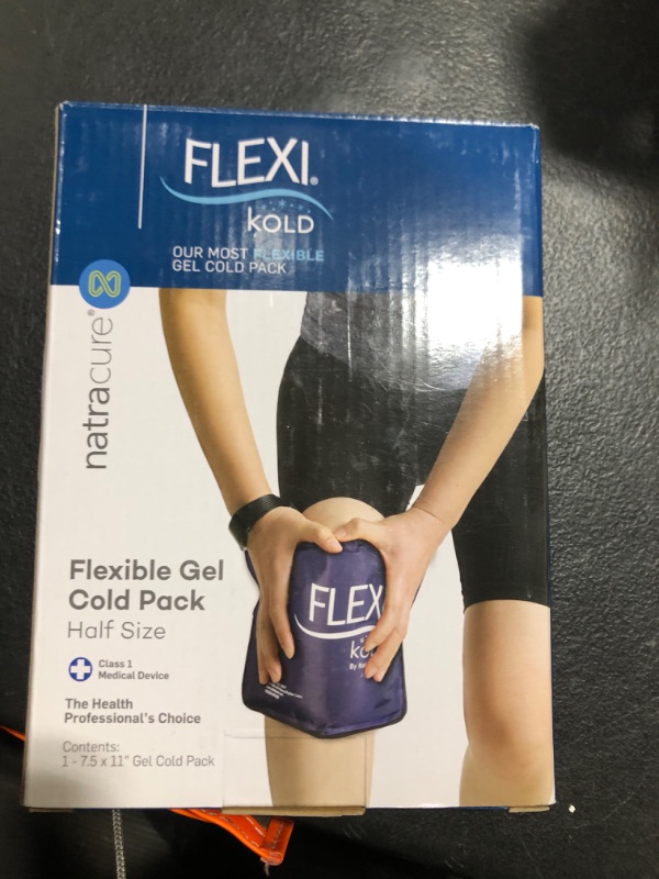 Photo 1 of FlexiKold Gel Soft Flexible Ice Packs for Injuries - Reusable Freezer Cold Pack, Cold Compress & Cooling Gel Pad for Face, Shoulder, Hip, Leg, Arm, Ankle & Foot Injury - Medium - 7.5” x 11.5”