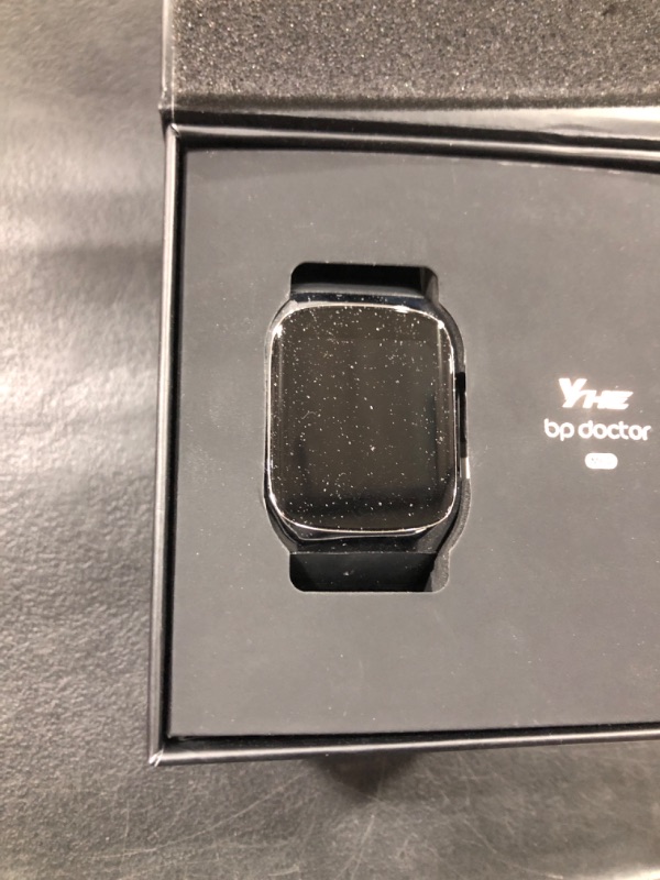Photo 1 of YHE BP Doctor Med, Blood Pressure Smartwatch with Dual Patented Cuff, Wrist BP Monitor 24/7 Stress Monitoring Sleep & Sports Tracking App for Android & iOS