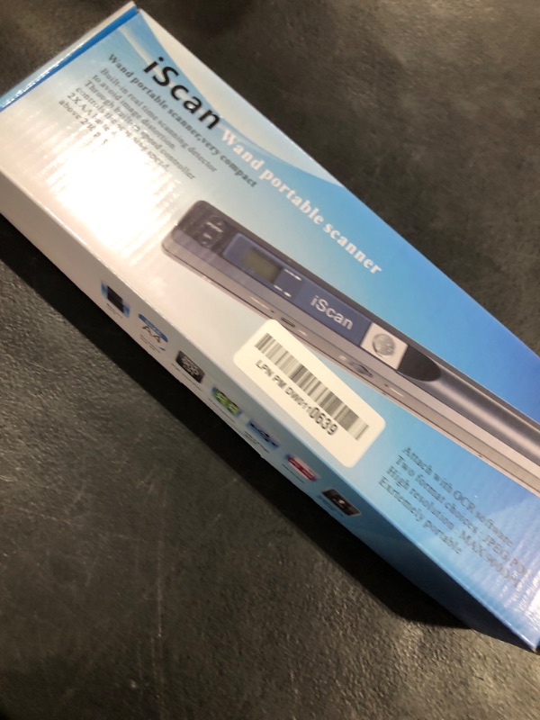Photo 1 of Portable Document Scanner, AOZBZ 900DPI Handheld Image Scanner, Scanning Wand,A4 Colour Photo Mobile Scanner Handy Scan (JPG/PDF Format, High Speed USB 2.0, Included 16G SD Card)