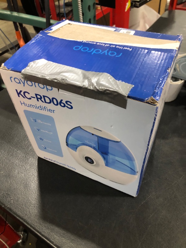 Photo 1 of raydrop 2.2L Humidifiers for Bedroom, Cool Mist Humidifiers with Timer, Digital Knob, 26dB Quiet Small Humidifier for Baby, Nursery and Plants with Night Light, 30 Hours Runtime, Easy to Fill & Clean