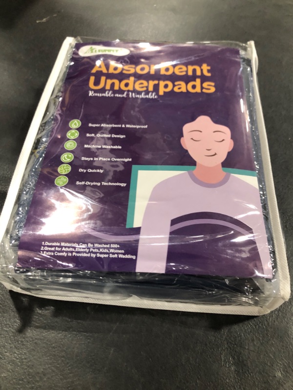 Photo 1 of Pads for Beds with Handles for Incontinence 36x52 Inch(2 Pack),Washable Pee Pads for Adults,Washable Underpads,Waterproof Protective Pad for Seniors,Bedwet Kids,Hospitals,Pets,Reusable Bed Pad