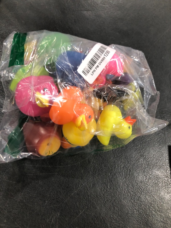 Photo 1 of 24 Pack Summer Rubber Ducks with Bag, Jeep Ducks for Ducking Assorted Beach Toys for Jeeps Duckies Games, Summer Gifts Prizes for Kids, Summer Party Favors, Swimming Pool Water Bath Toys
