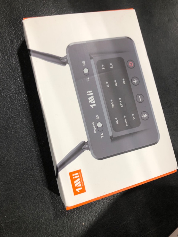 Photo 1 of 1Mii B03 Bluetooth 5.3 Transmitter Receiver for TV Home Stereo BT Headphones, aptX Low Latency & HD Bluetooth Audio Adapter, Splitter for Wired & Wireless, Optical RCA AUX 3.5mm Inputs/Outputs