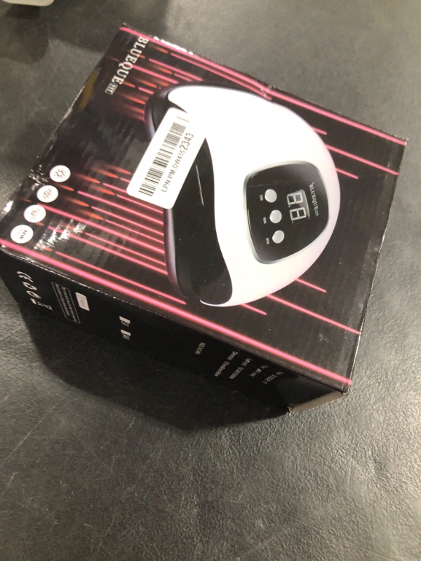 Photo 1 of BIGBEAR UV Light for Nails, 48W UV LED Nail Lamp for Gel Polish, Fast Nail Dryer with Automatic Sensor, 3 Timer Setting, Small and Portable, LED Nail Light for Fingernail and Toenail Nail