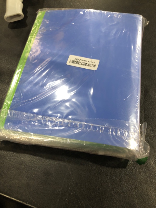 Photo 1 of 10 Pieces Portfolio Folder Binder with Plastic Sleeves 8.5" x 11",30 Pocket Presentation Book with Sheet Protectors Book Binder for Artwork Document(Yellow, Rosy, Green, Blue, Black)