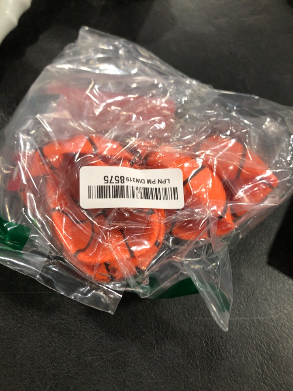 Photo 1 of Norme 8 Pcs Mini Basketballs with Inflation Pump Small Inflatable Rubber Basketball Mini Ball Hoop for Beginner Indoor Outdoor Sports Pool Party Favors(4 Inch,Orange)
