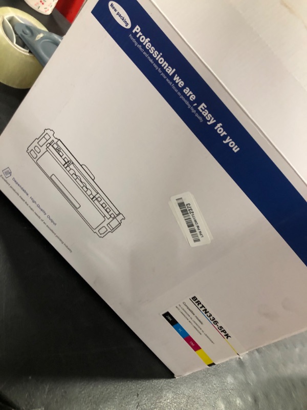 Photo 1 of TN-336 Toner Cartridge High Capacity (5-Pack, 2BK/1C/1M/1Y) Replacement for Brother HL-L9200CDW/CDWT DCP-L8400CDN L8450CDW 9050CDN MFC-L8650CDW L8850CDW L9550CDW Printer