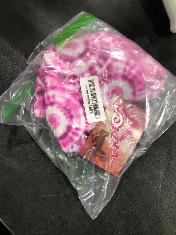 Photo 1 of Kanu Surf Girls' Daisy Beach Sport 1-Piece Swimsuit, Groovy Pink, 12