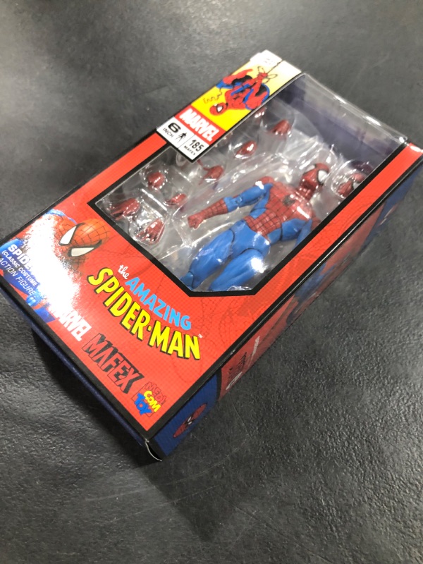 Photo 1 of ????????(MEDICOM TOY) MAFEX No.185 Spider-Man Spider-Man (Classic Costume Ver.) Total Height Approx. 6.1 inches (155 mm), Non-Scale, Pre-Painted Action Figure