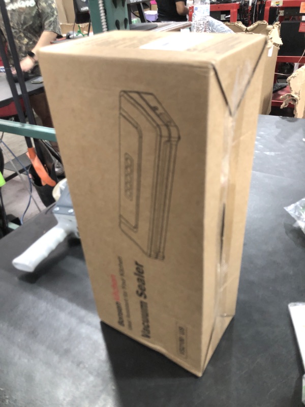 Photo 1 of [Updated 2025] Bonsenkitchen Vacuum Sealer Machine + 40 Vacuum Bags, Fast-Compact/Multi-Functional Food Vacuum Sealer with External Vacuum System, Silver
