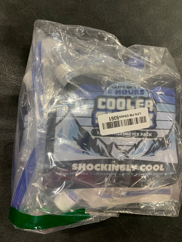 Photo 1 of Cooler Shock Reusable Ice Packs for Cooler, 6.5"x7.5" - Long Lasting Cold Freezer Packs for Coolers and Lunch Boxes - Cooler Ice Packs for Camping Gear, Fishing, Road Trips, Beach Must Haves