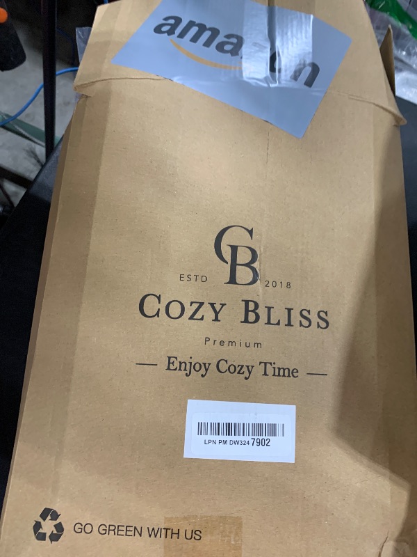 Photo 1 of Cozy Bliss Cooling Comforter Queen Size, Double-Sided Cooling Blanket for Hot Sleepers and Night Sweats, Q-Max 0.4 Breathable Summer Comforter Quilt, Lightweight Soft Silky Smooth, Cool Grey