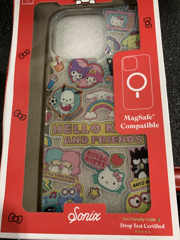 Photo 1 of Sonix x Sanrio Case for iPhone 16 Pro Max | Compatible with MagSafe | 10ft Drop Tested | Hello Kitty and Friends Stickers