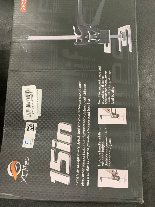 Photo 1 of Labor-Saving Handle 2 Pack, Construction Jack, Wall Tile Locator, Multi-Function Height Adjustment Lifting Device, Door Panel Lifting Cabinet Jack, Raised 9.8 in, Pair Dynamic Load 420 LB