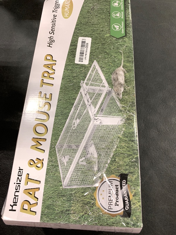 Photo 1 of Kensizer Animal Humane Live Cage Trap That Work for Rat Mouse Chipmunk Mice Voles Hamsters and Other Small Rodents, Trampa para Ratones, Catch and Release 1Pack Medium