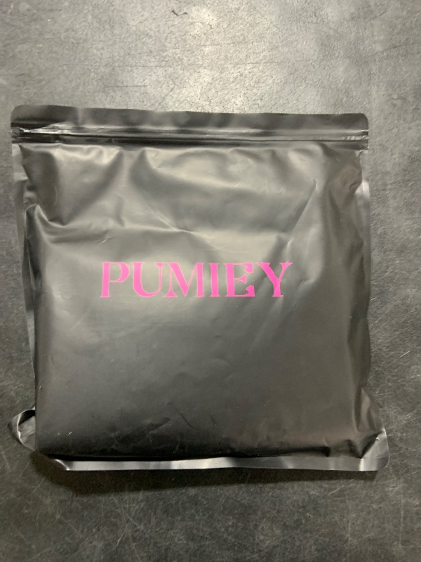 Photo 1 of PUMIEY Square Neck Bodysuits For Women Short Sleeve Body Suit Slimming Going Out Tops Womens Clothing Jet Black,X-Small