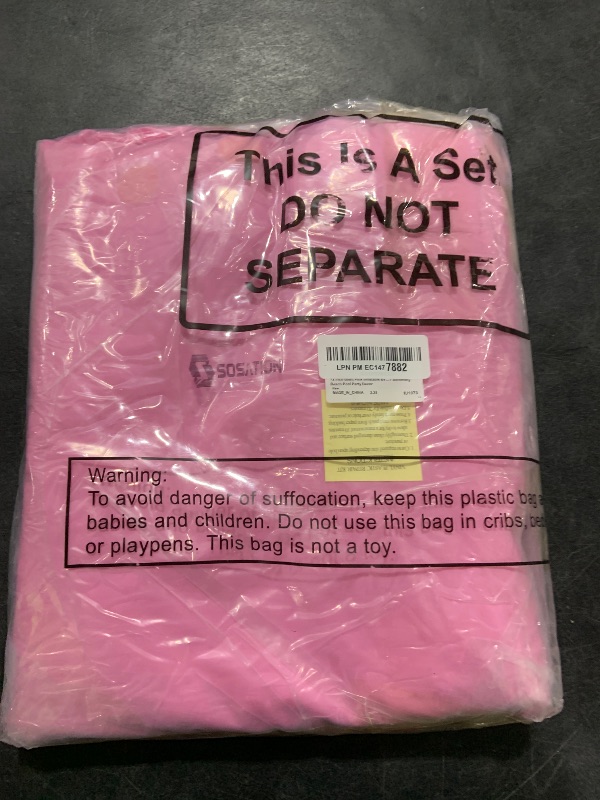 Photo 1 of 72 Inch Giant Pink Inflatable Beach Ball 6 ft Large Glitter Beach Ball UV Resistant Jumbo Swimming Pool Ball Clear Confetti Ball with a Repair Tape Floatable Ball for Swimming Beach Pool Party Decor