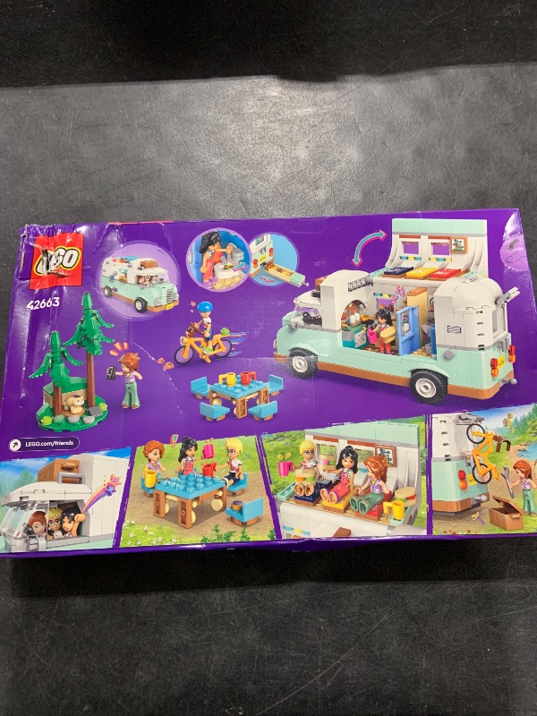 Photo 1 of LEGO Friends Friendship Camper Van Adventure Toy Building Set - Pretend Play Set for Kids, Girls and Boys, Ages 7+ - Gift Idea for Birthday - with 3 Minidolls and Ferret Figure - 42663