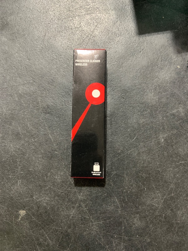 Photo 1 of Wireless Presenter, Hyperlink Volume Control Presentation Clicker RF 2.4GHz USB PowerPoint Clicker Presentation Remote Control Pointer Slide Advancer (Black)