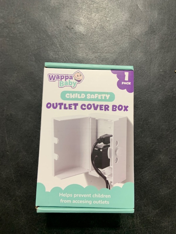 Photo 1 of Baby Safety Outlet Cover BOX [Patent Pending] Double Lock for Much Better Toddler Proofing, Easier Operation, Simple 3 Step Install with Included Screws. Provides Extra Space Inside for Plugs,Adapters
