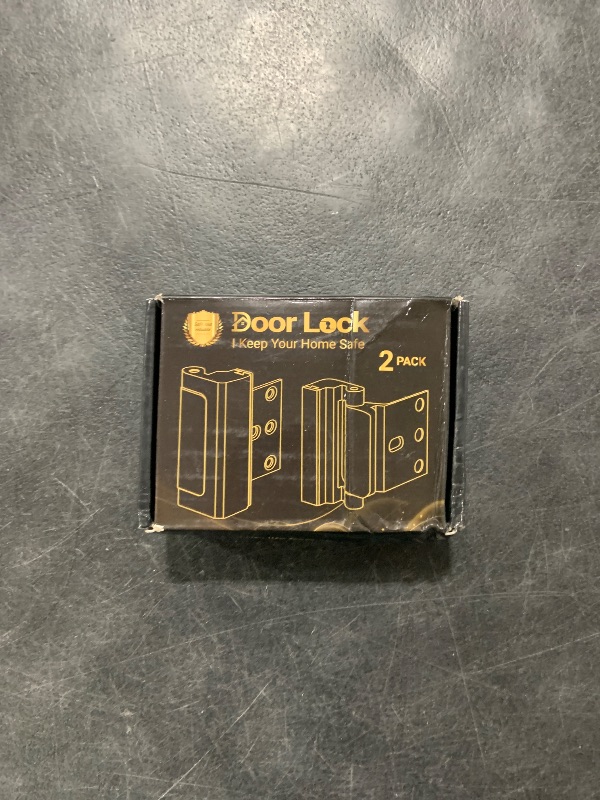 Photo 1 of Door Lock for Front Door Kids Safety - Home Security Door Reinforcement Locks Child Proof for Doors Latches for Top of Inside Childproof Flip for Night Bedrooms Apartment Add Extra Lock